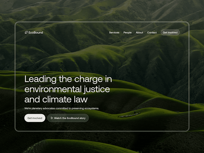 Cover image for Ecobound web refresh
