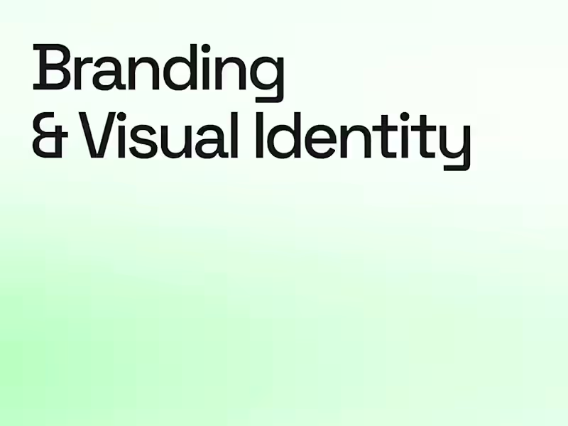 Cover image for Branding & Visual Identity