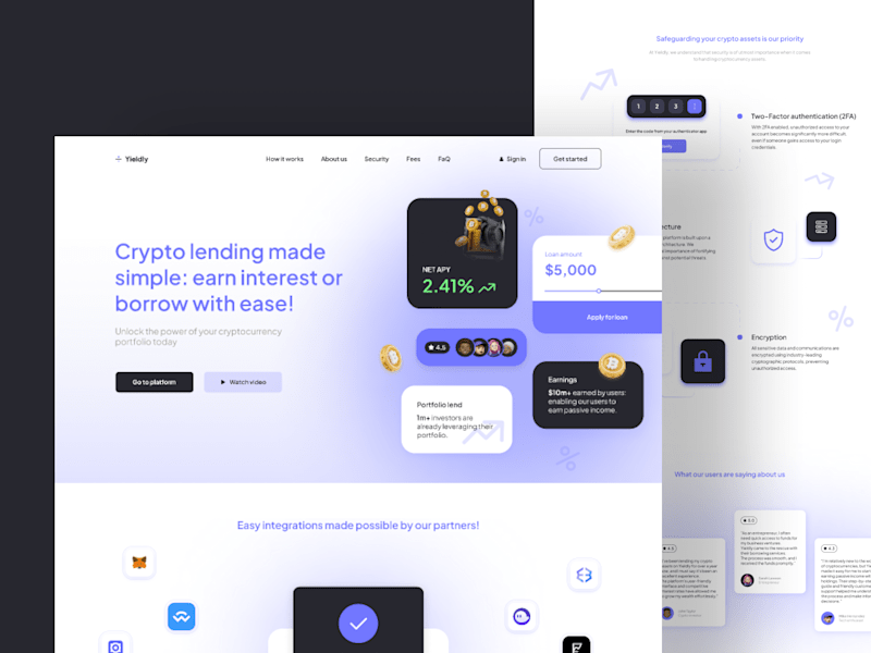 Cover image for Yieldly Landing Page