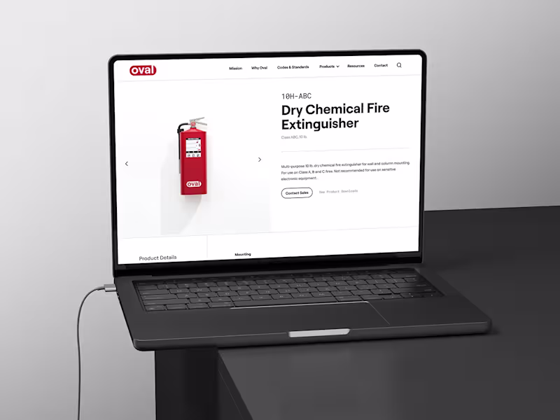Cover image for Transforming Oval Fire Products with an Innovative Website