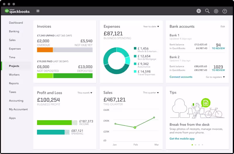Cover image for Handled client's QuickBooks Online database.