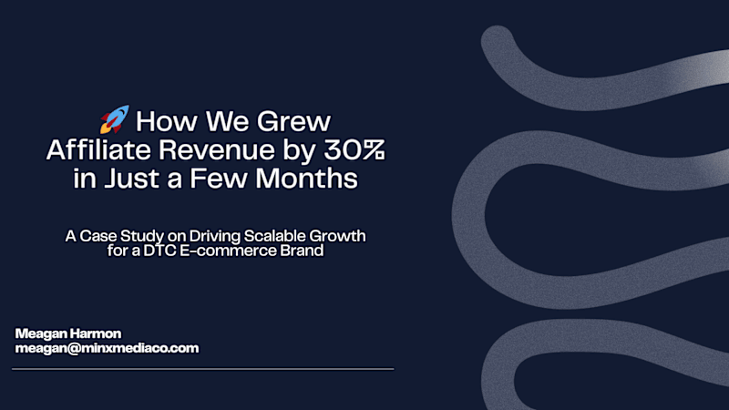 Cover image for DTC E-Commerce Affiliate Management