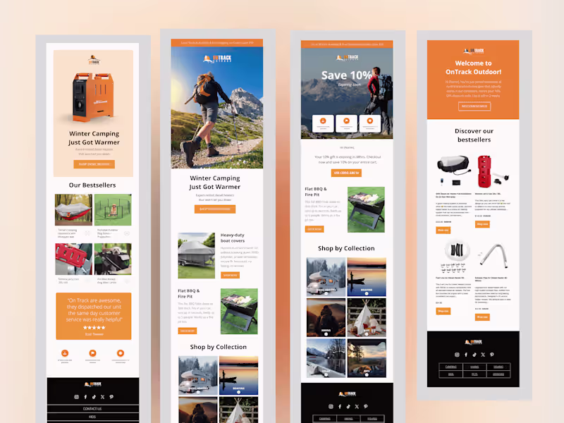 Cover image for Email Design for eCom Brands | Klaviyo, Mailchimp, Omnisend etc.