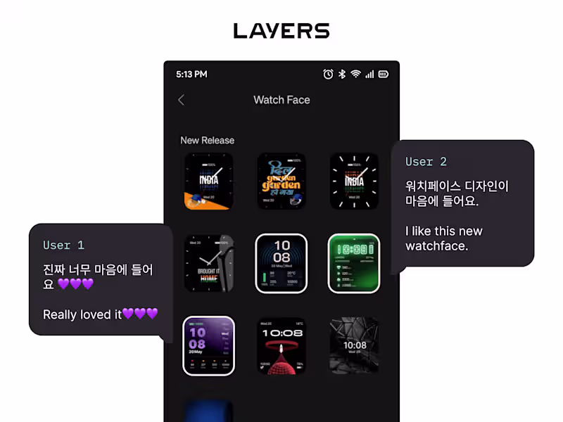 Cover image for Layers - Watch Face Project