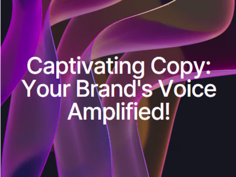 Cover image for "CopyCraft: Precision Copywriting Solutions for Your Success!"