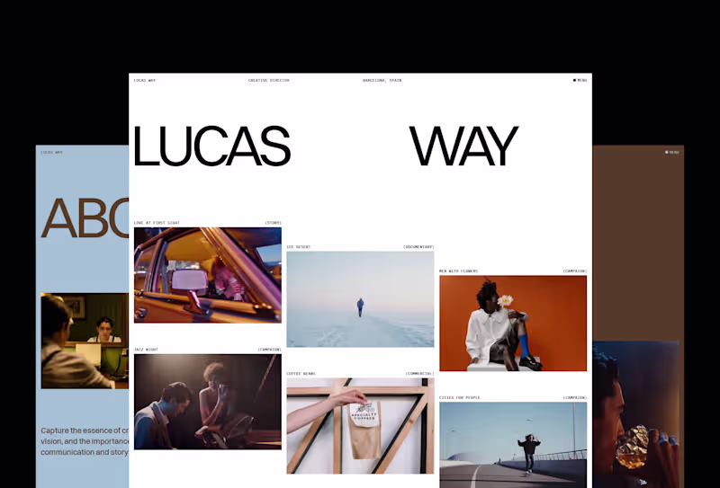 Cover image for Lucas Way - Creative Portfolio Template