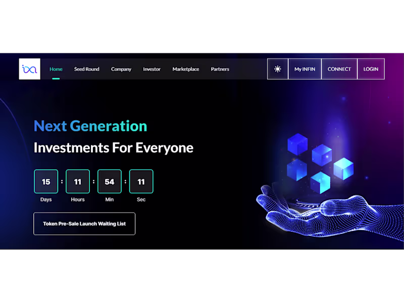 Cover image for Infinity Digital Assets | A Tokenized Real-Estate Website