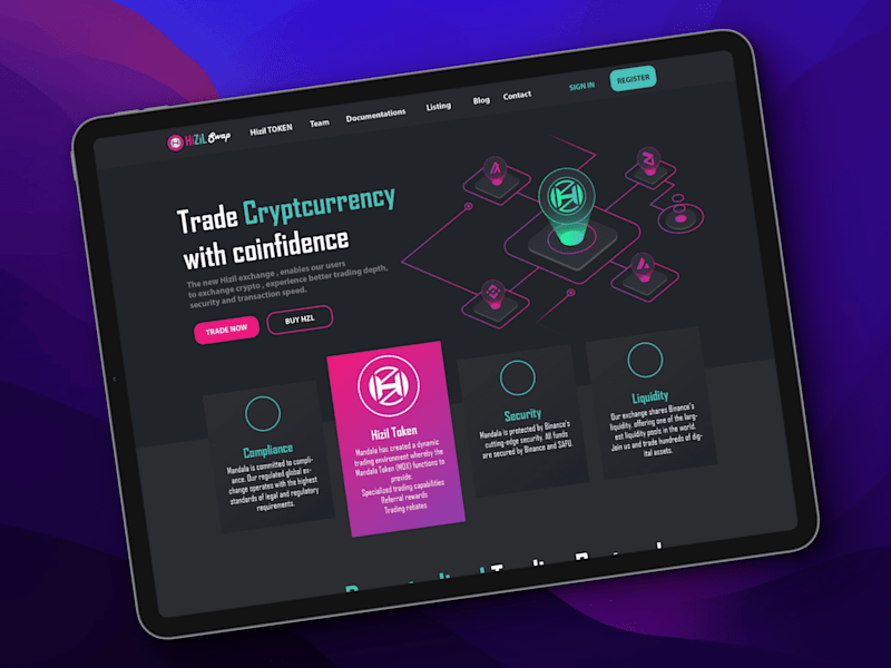 Cover image for Cryptocurrency website design