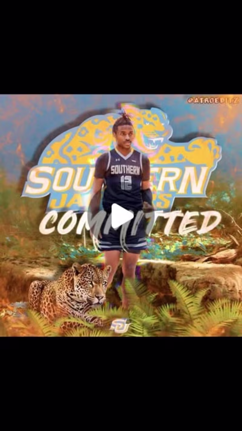 Cover image for @atroeditz on Instagram: ”🔵COMMITTED🟡….🐆🐆🐆 #southernuniver…