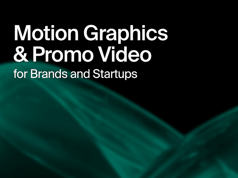 Cover image for Custom Motion Graphics Promo Video for Brands and Startups
