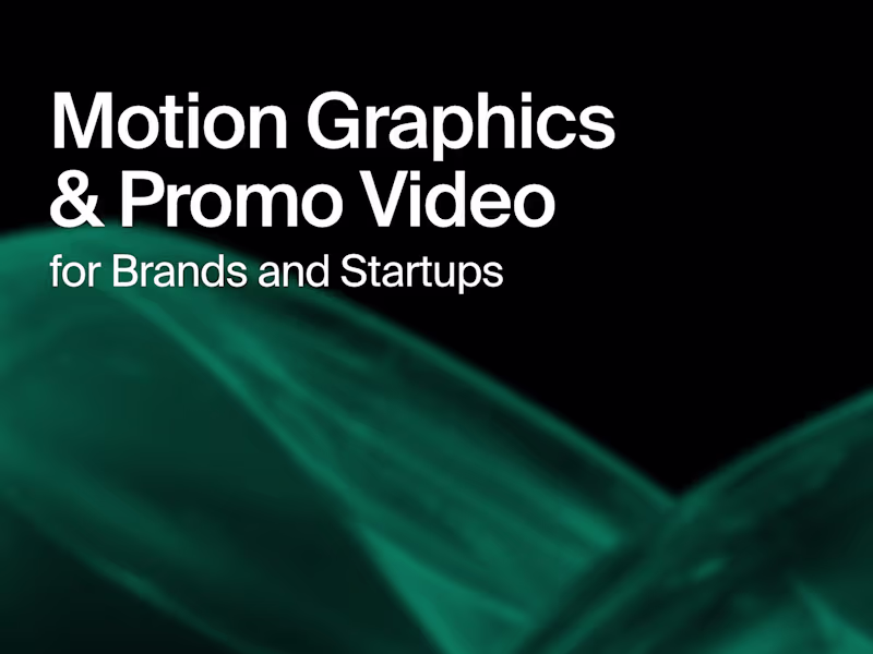 Cover image for Custom Motion Graphics Promo Video for Brands and Startups