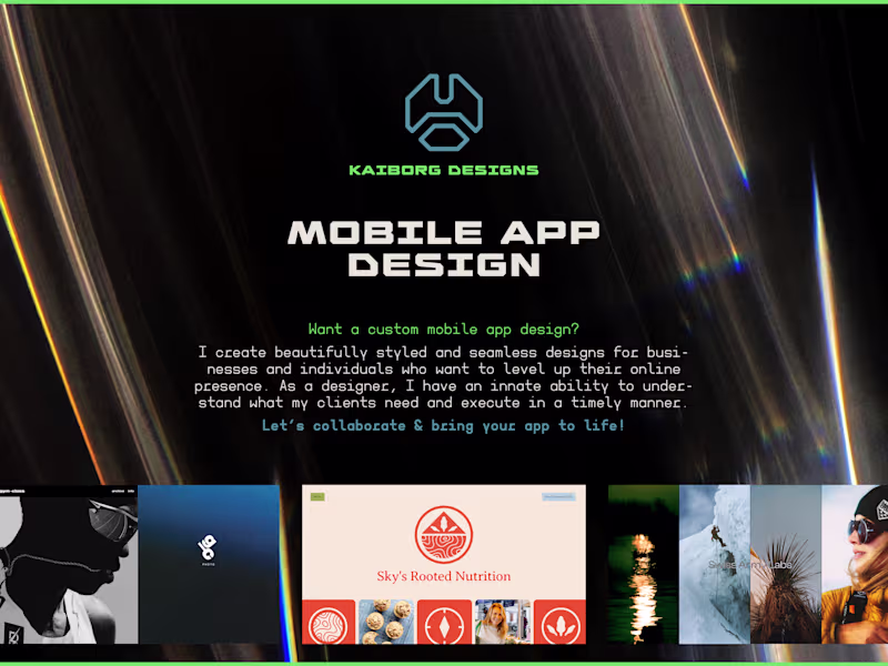Cover image for Mobile App - Design