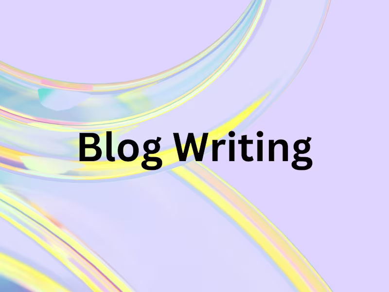 Cover image for Article Writing