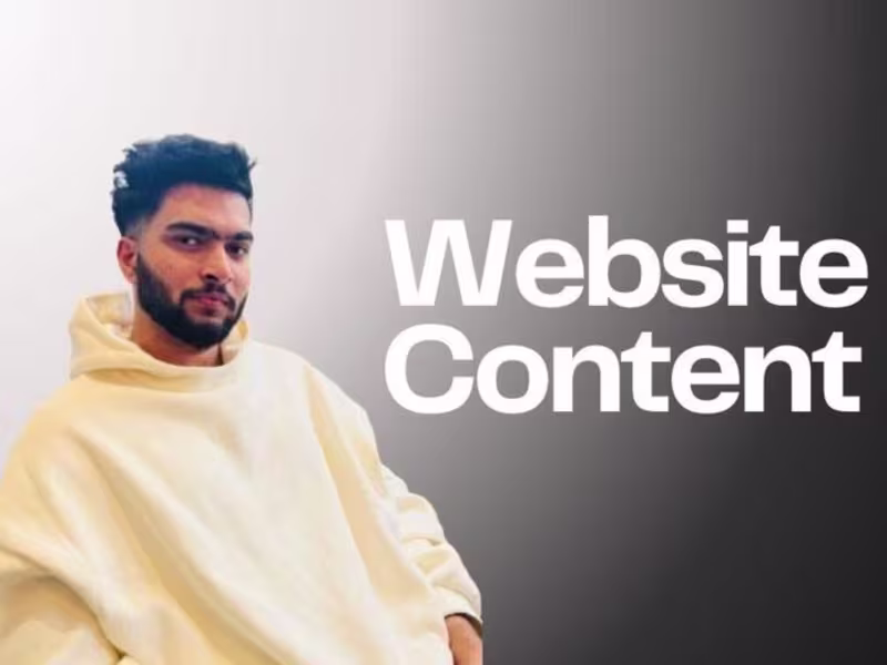 Cover image for I will write engaging website copy for you.