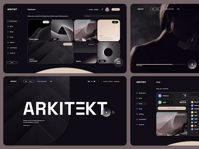 Cover image for Arkitekt Dashboard & DEX