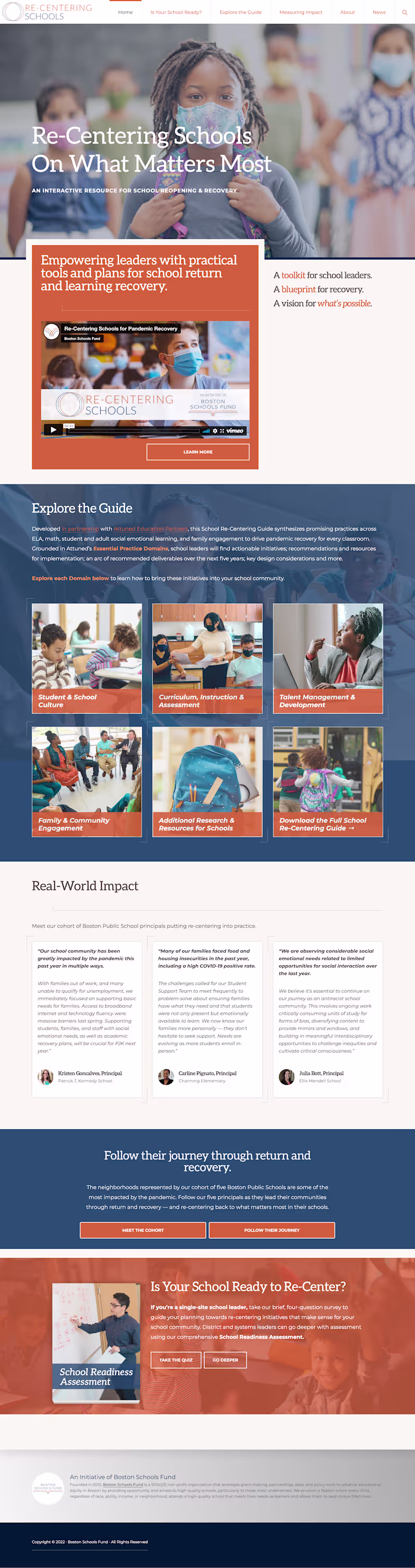 Cover image for EdRecentered.org Website