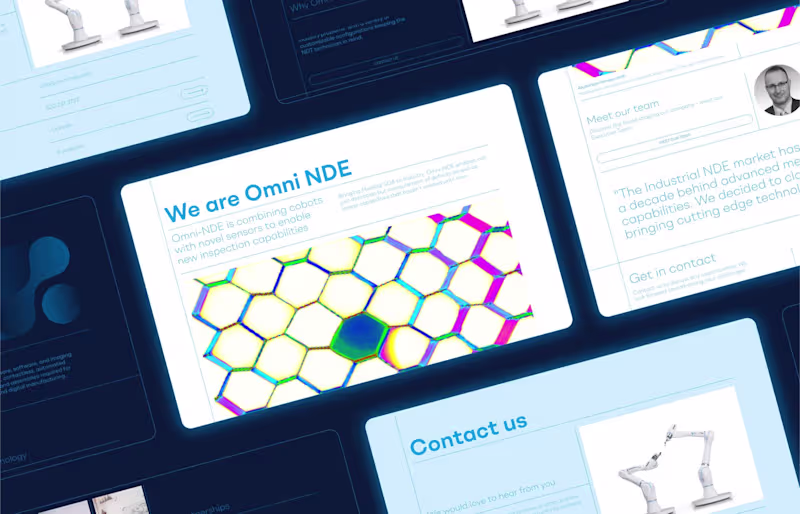 Cover image for Omni NDE Case Study | What IF Web
