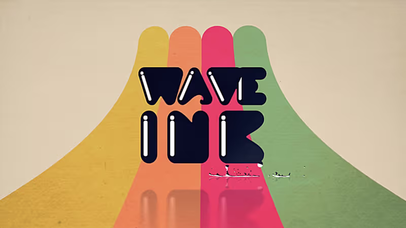 Cover image for Wave Ink Screen Printing Logo Animation