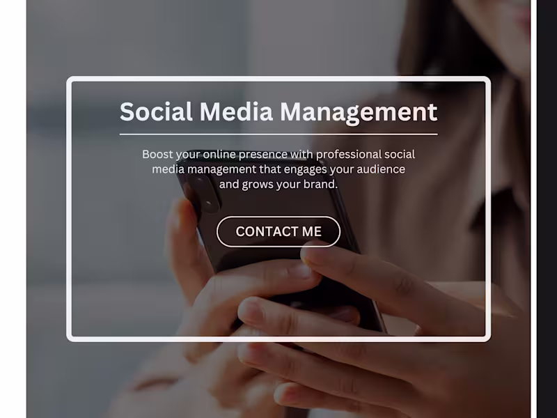 Cover image for Social Media Management 