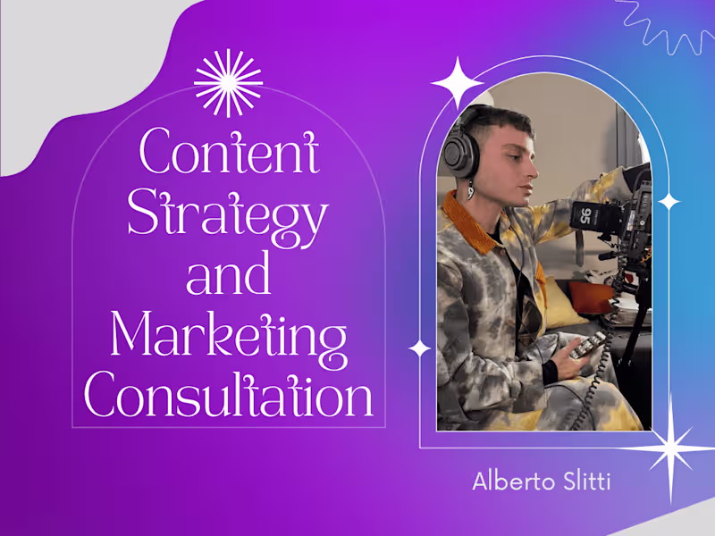 Cover image for Content Strategy Consultation