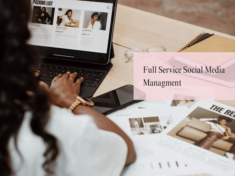 Cover image for Full Service Social Media Management