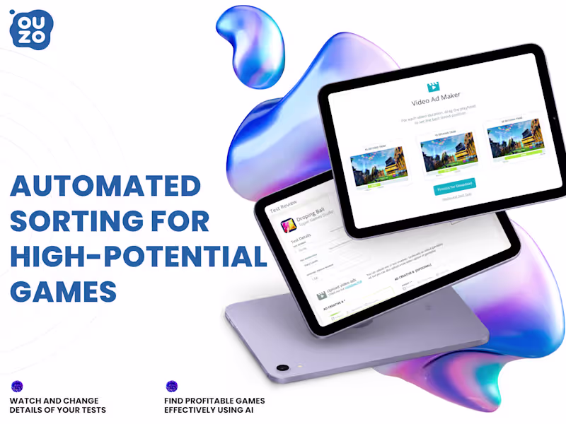 Cover image for Ouzo Games helps mobile game publishers find profitable game...