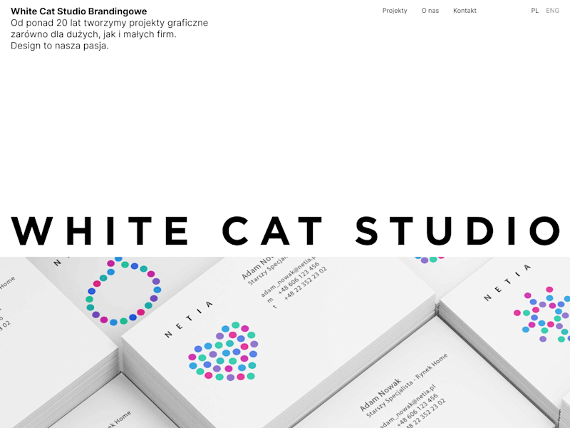Cover image for Agencja brandingowa • Profesjonalne studio graficzne - White Ca…