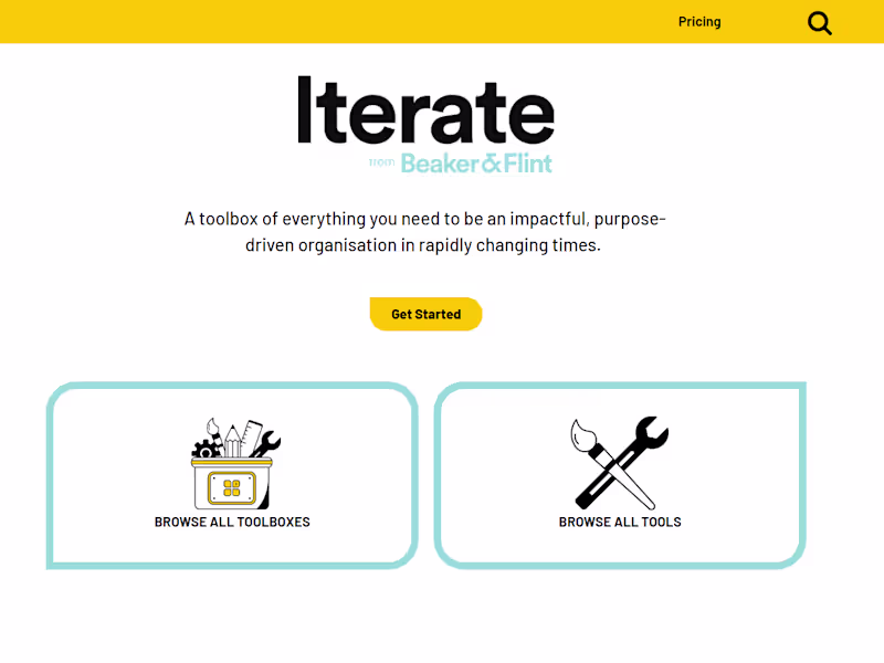 Cover image for Iterate