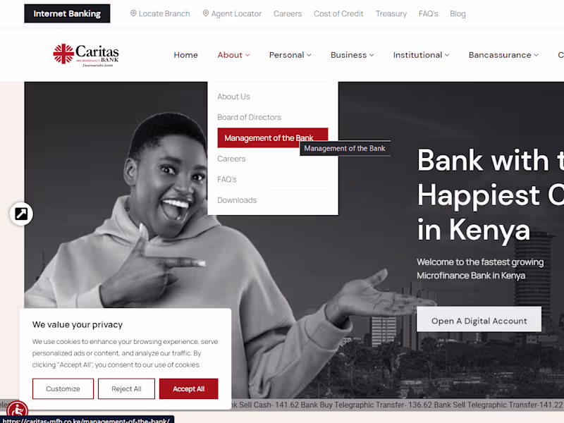 Cover image for Home - Caritas Microfinance Bank