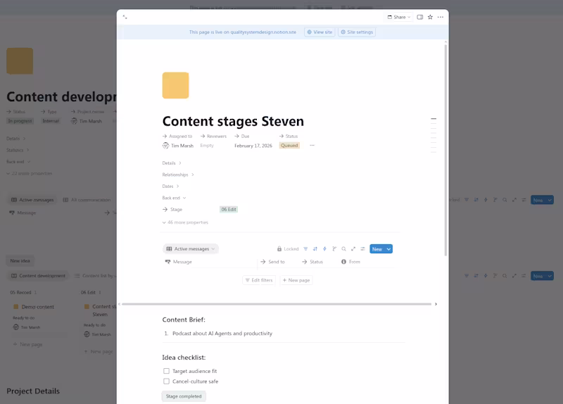 Cover image for Create an easy to manage
