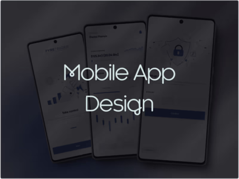 Cover image for Mobile App Design