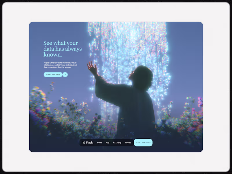 Cover image for Expert Needed for Creative Hero Section Design on Flagio