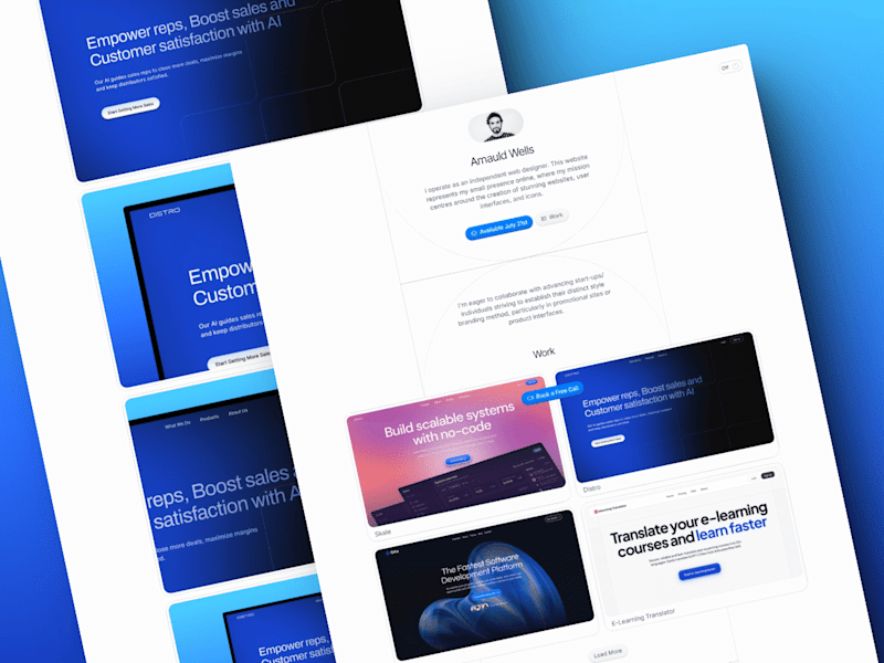 Cover image for OneFolio - Portfolio Framer Template
