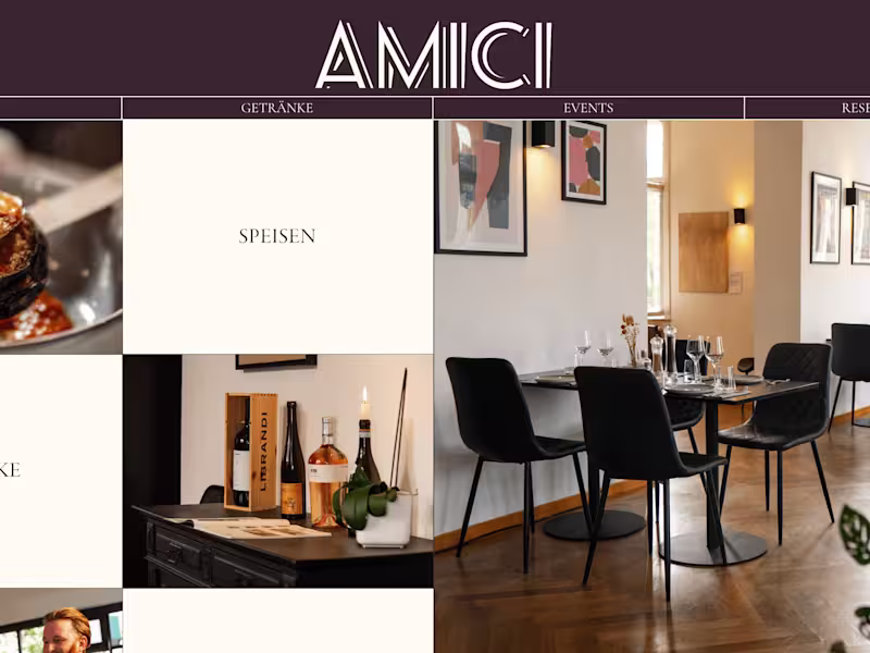Cover image for Amici CUCINA E VINO
