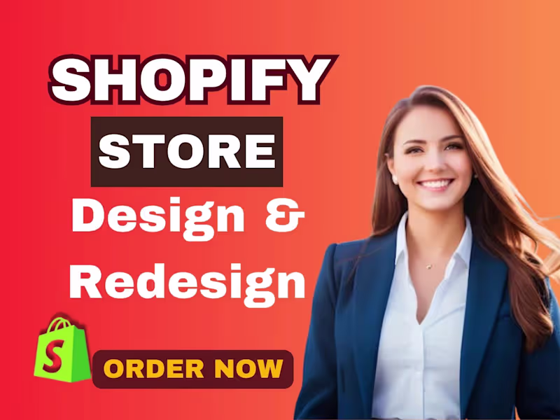 Cover image for I will create shopify dropshipping store, shopify store design