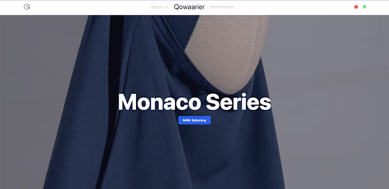 Cover image for Landung Page Qowaarier