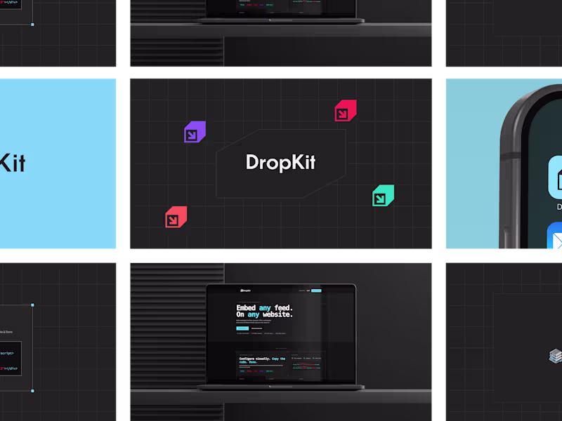 Cover image for Brand Identity and Website Design for DropKit