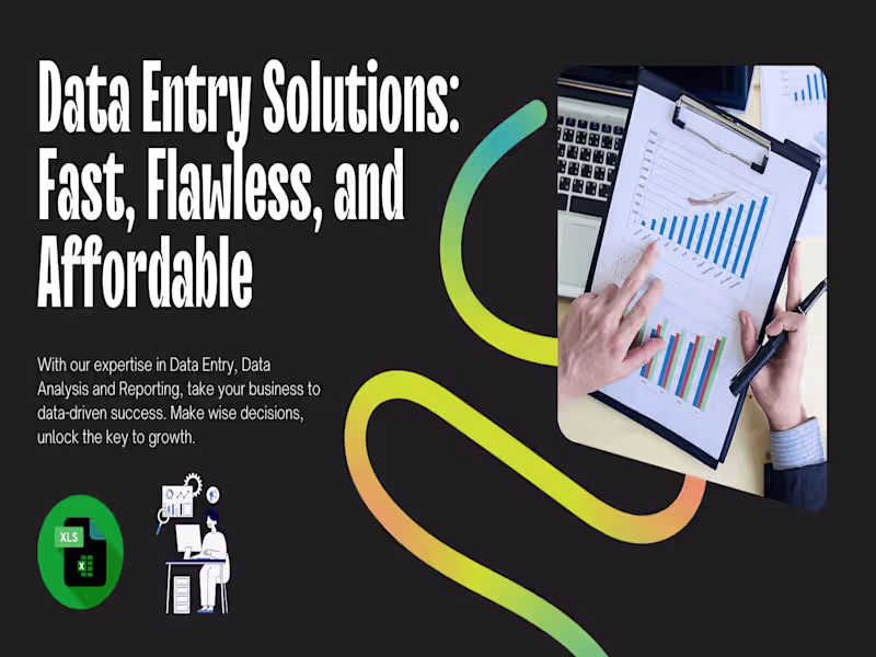 Cover image for  "Data Entry Expert: Efficiency Guaranteed."