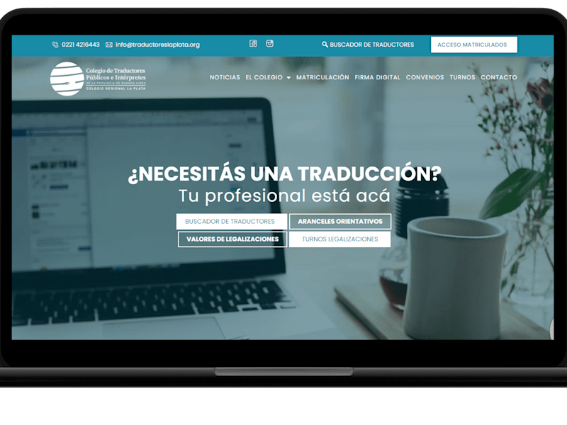 Cover image for Translator's website