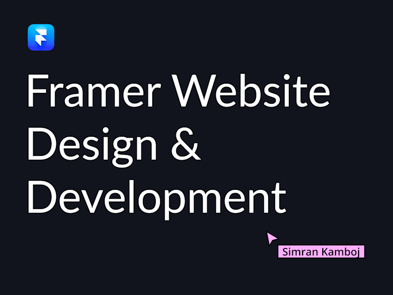 Cover image for Framer Website Design & Development