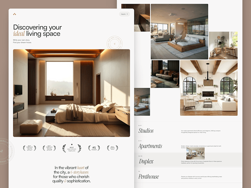 Cover image for Residencia - a Real Estate Framer Template