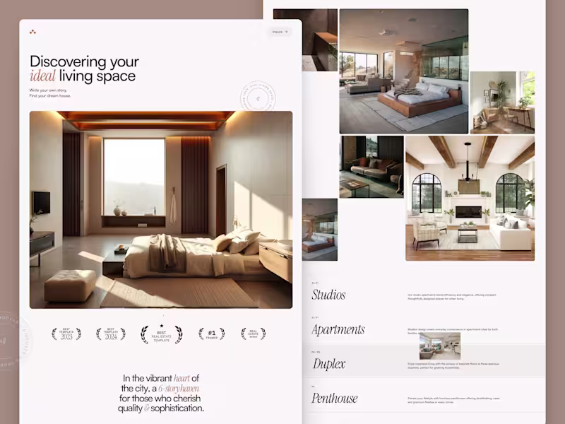 Cover image for Residencia - a Real Estate Framer Template