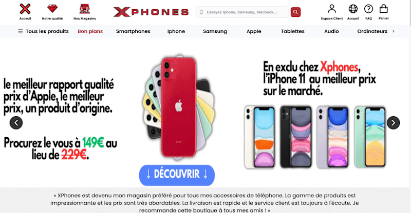 Cover image for Xphones Ecommerce Website