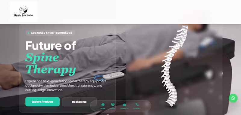 Cover image for Docktor Spine Solution is a