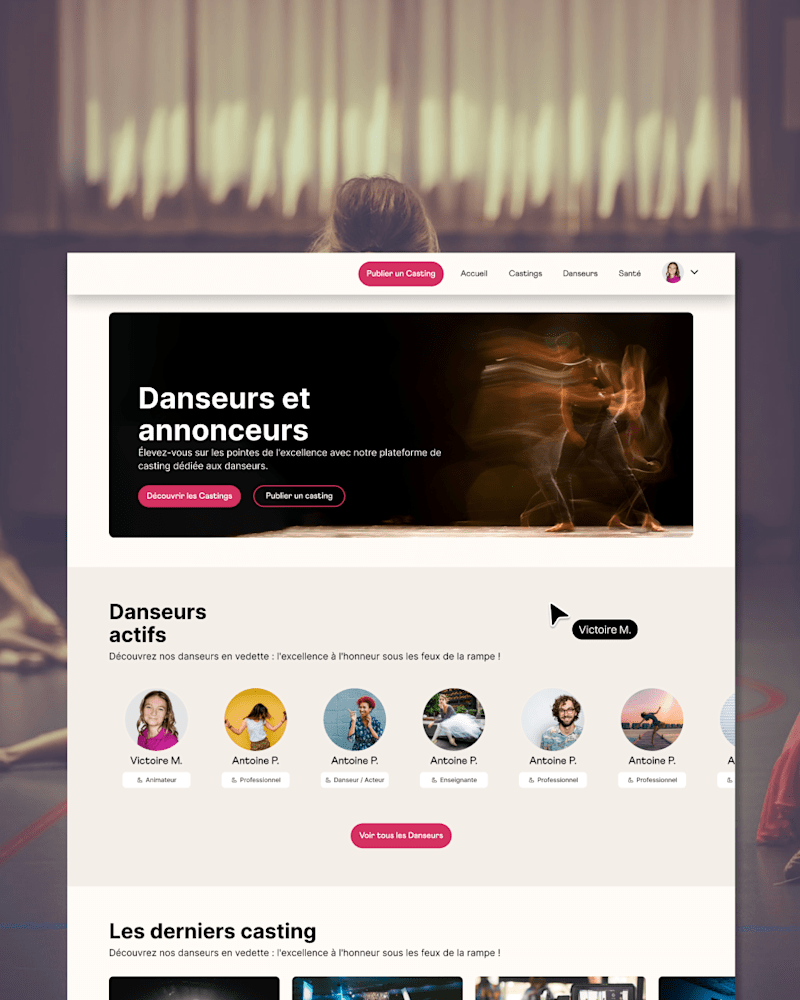Cover image for Baila | Un Saas pour connecter les danseurs aux castings
