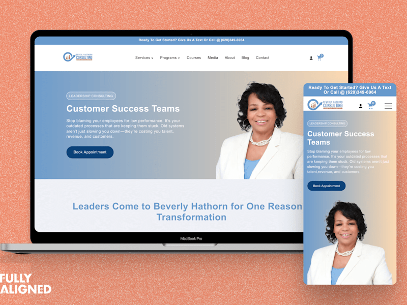 Cover image for Executive Leadership Consulting Website