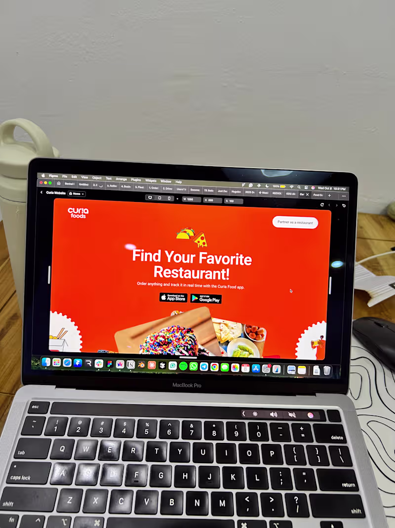 Cover image for Food delivery website