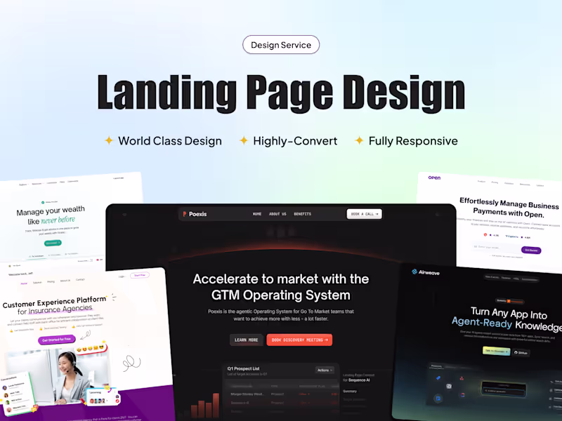 Cover image for Landing Page Design