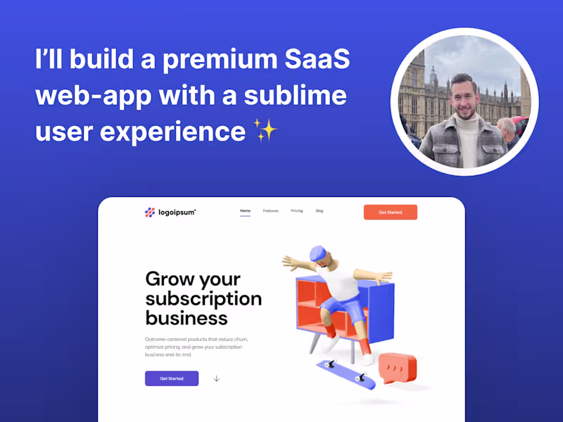 Cover image for A premium SaaS web-app with a sublime user experience ✨