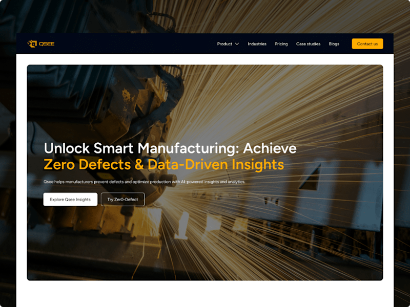 Cover image for Qsee - Framer Website Redesign